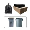 Picture of Medco-46 Gallon 3 Mil 40” x 46” Low Density Heavy-Duty Industrial Contractor Black Trash Bag Can Liner – 50/Case
