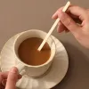 Picture of 7 .5 Inc wood Unwrapped Coffee Stirrer Sip Straw – 10000/Case