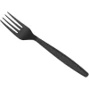 Picture of Black Heavy Weight Polystyrene Plastic Fork – 1000/Case