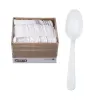 Picture of White Heavy Weight Polystyrene Plastic Spoon –1000/Case