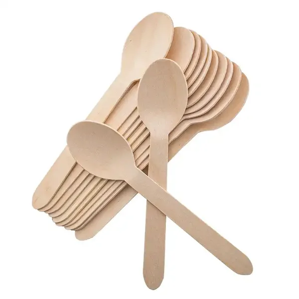 Picture of Eco friendly 6 1.4” Compostable Wooden Spoon – 1000/Pack