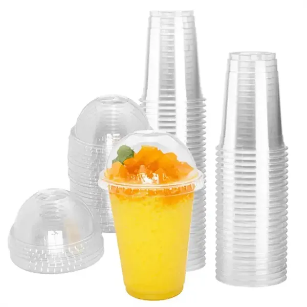 Picture of Clear Dome Lid with 1 Hole