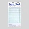 Picture of 35>>Green and White Guest Check with Top Guest Receipt