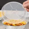 Picture of 22>>9” Clear Round Plastic Dome Lid – 500/Case