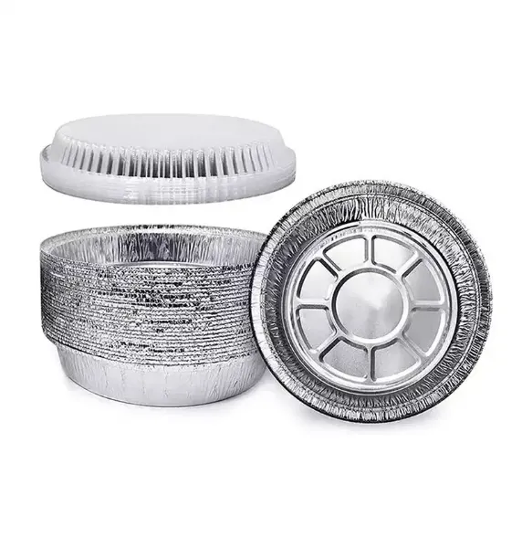 Picture of 15>>8” Round Heavy Weight Foil Take-Out Pan – 500/Case