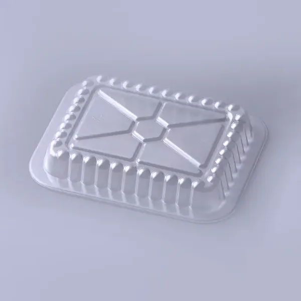 Picture of 12>>Oblong Clear Plastic Dome Lid for 1 lb. Foil Take-Out Container – 1000Case