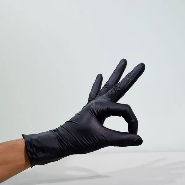 Picture of 5>>Powder-Free Disposable Nitrile 4 Mil Thick Textured Gloves – 1000/Case